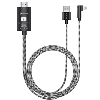 کابل مبدل Lightning+USB به HDMI دویا مدل EC083